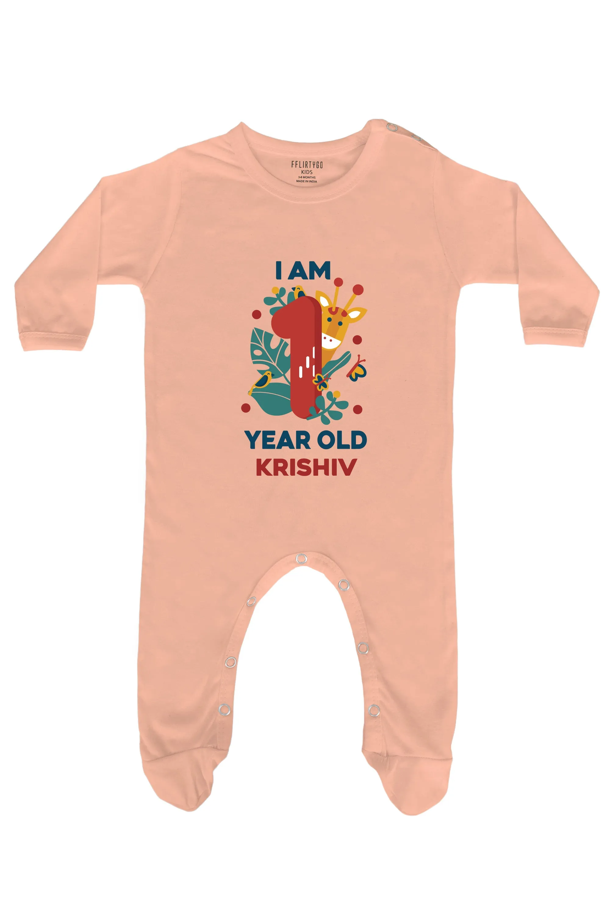 1 Year Birthday Baby Romper | Onesies w/ Custom Name