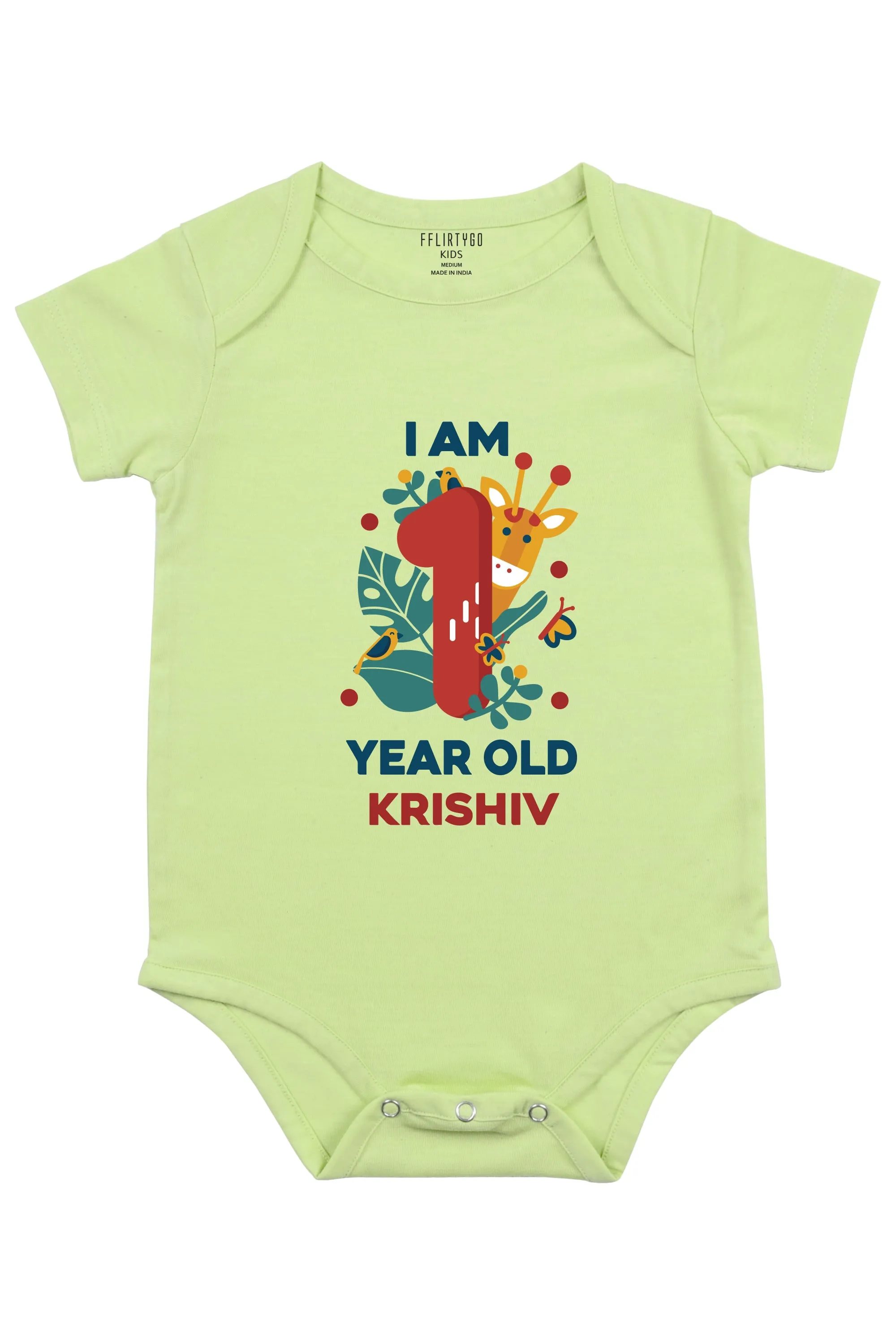 1 Year Birthday Baby Romper | Onesies w/ Custom Name