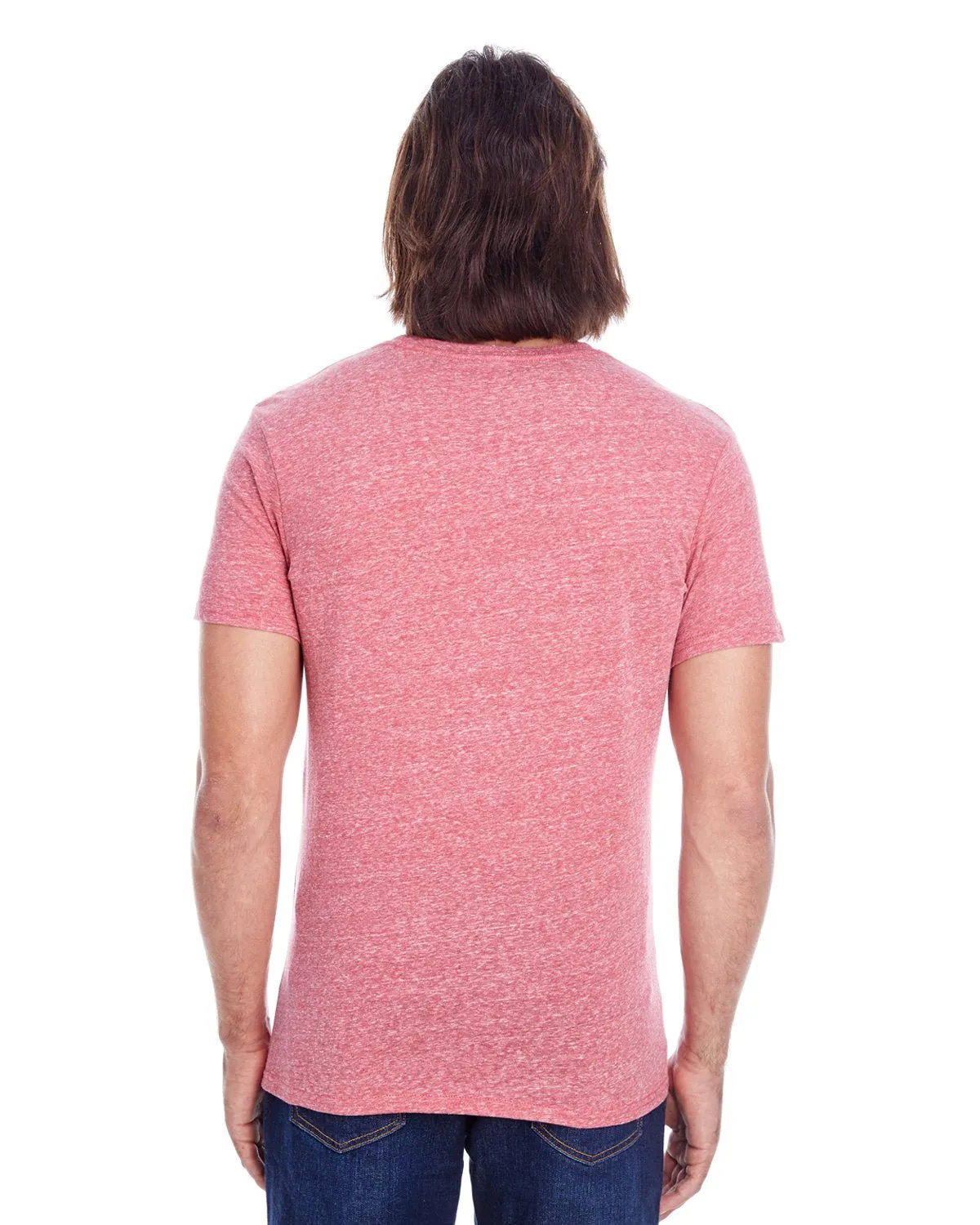 102A-Threadfast Apparel-RED TRIBLEND