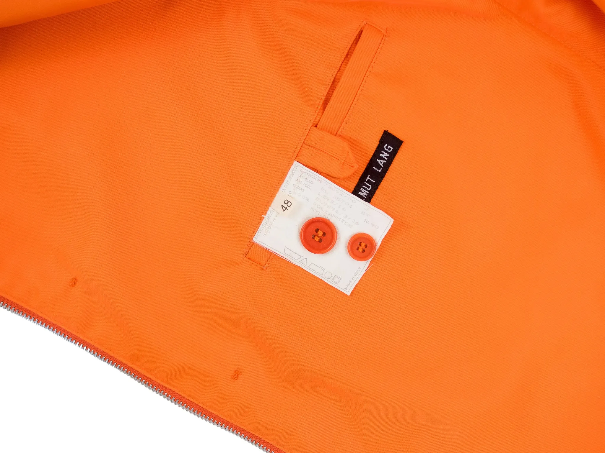 1995 Safety Orange Double Nylon Twill Jacket