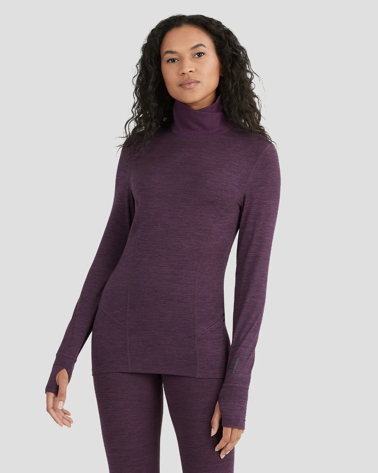 2.0 Women's Cloud Nine Midweight Performance Thermal Turtleneck