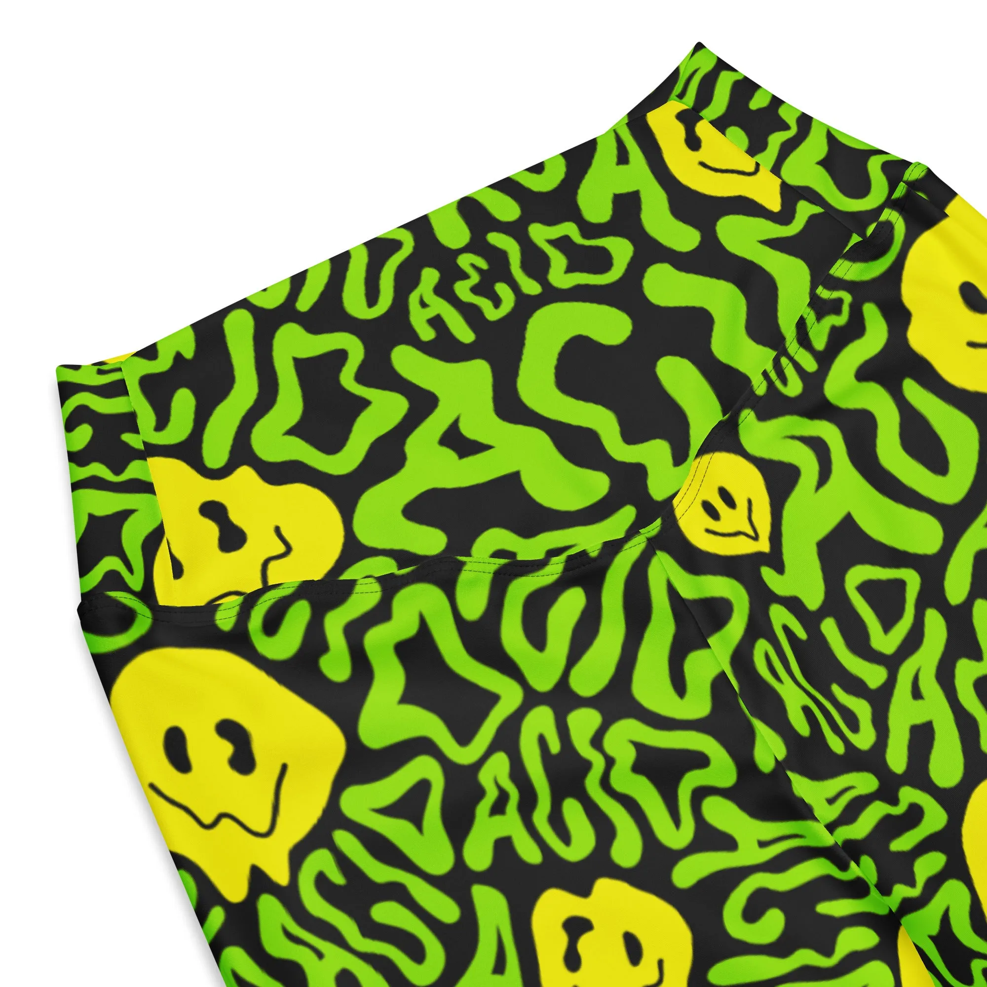 Acid Smilez Flare Leggings