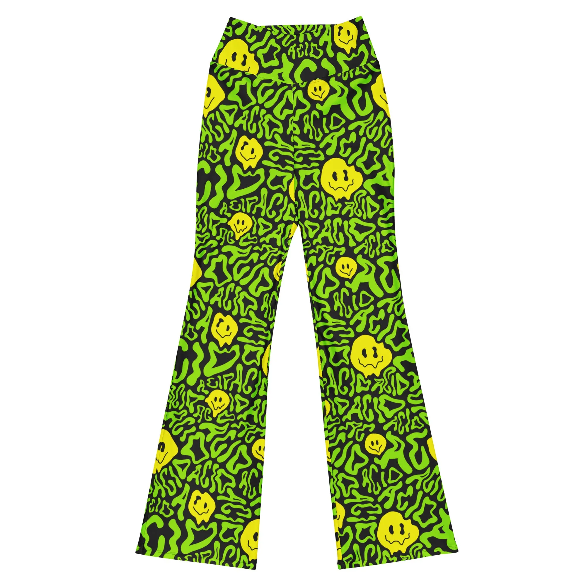 Acid Smilez Flare Leggings