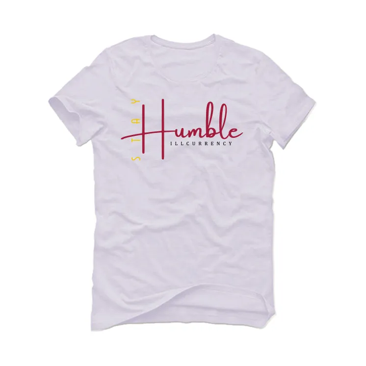 Air Jordan 7 “Cardinal” White T-Shirt (Stay Humble)