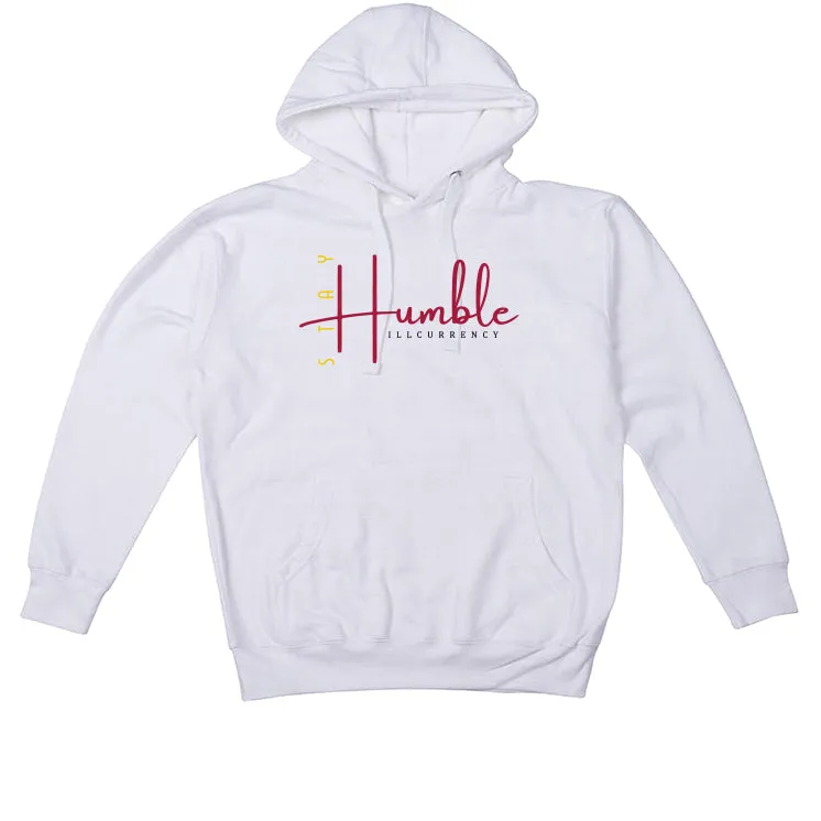 Air Jordan 7 “Cardinal” White T-Shirt (Stay Humble)