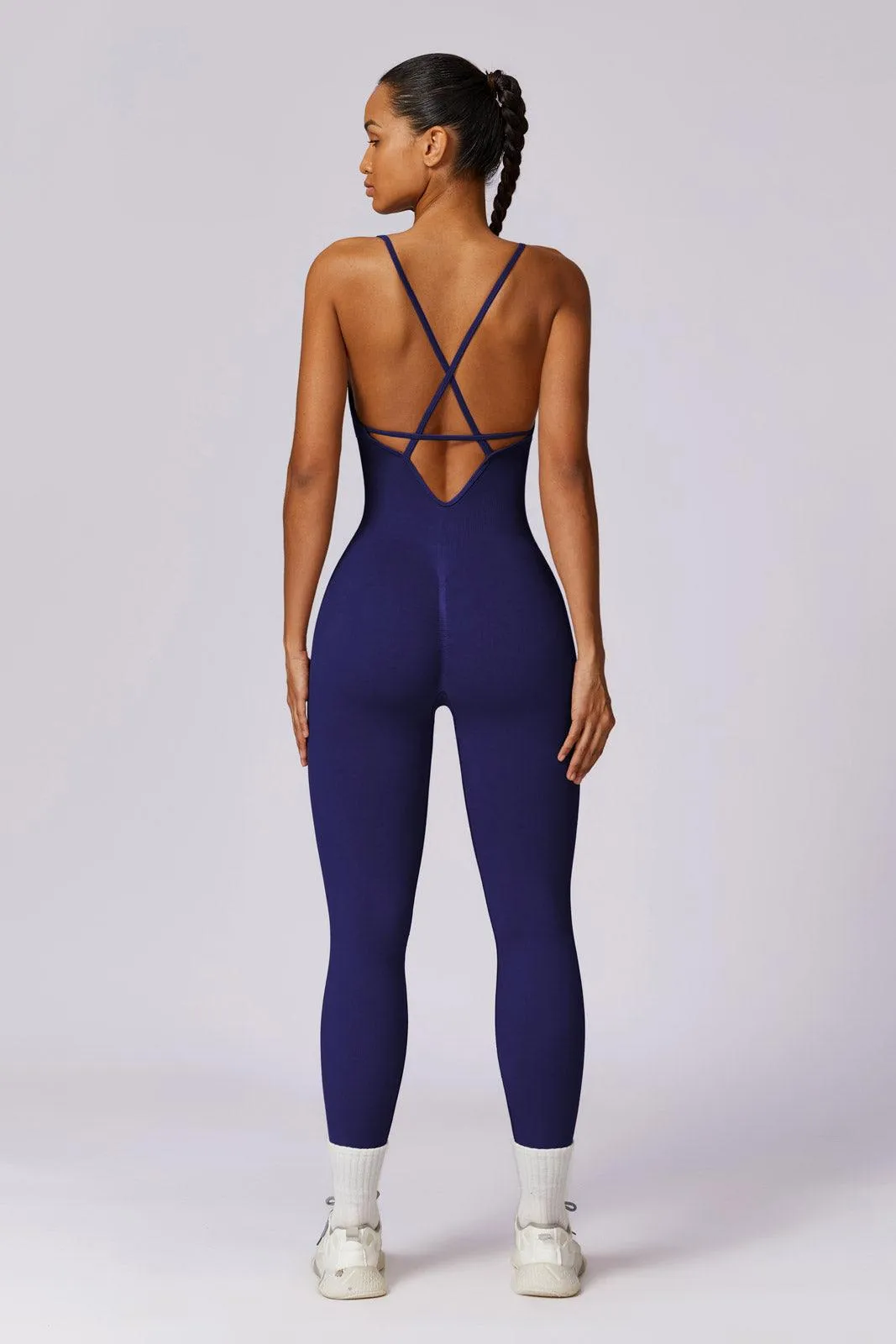 Alessia Jumpsuit - Navy (FINAL SALE)