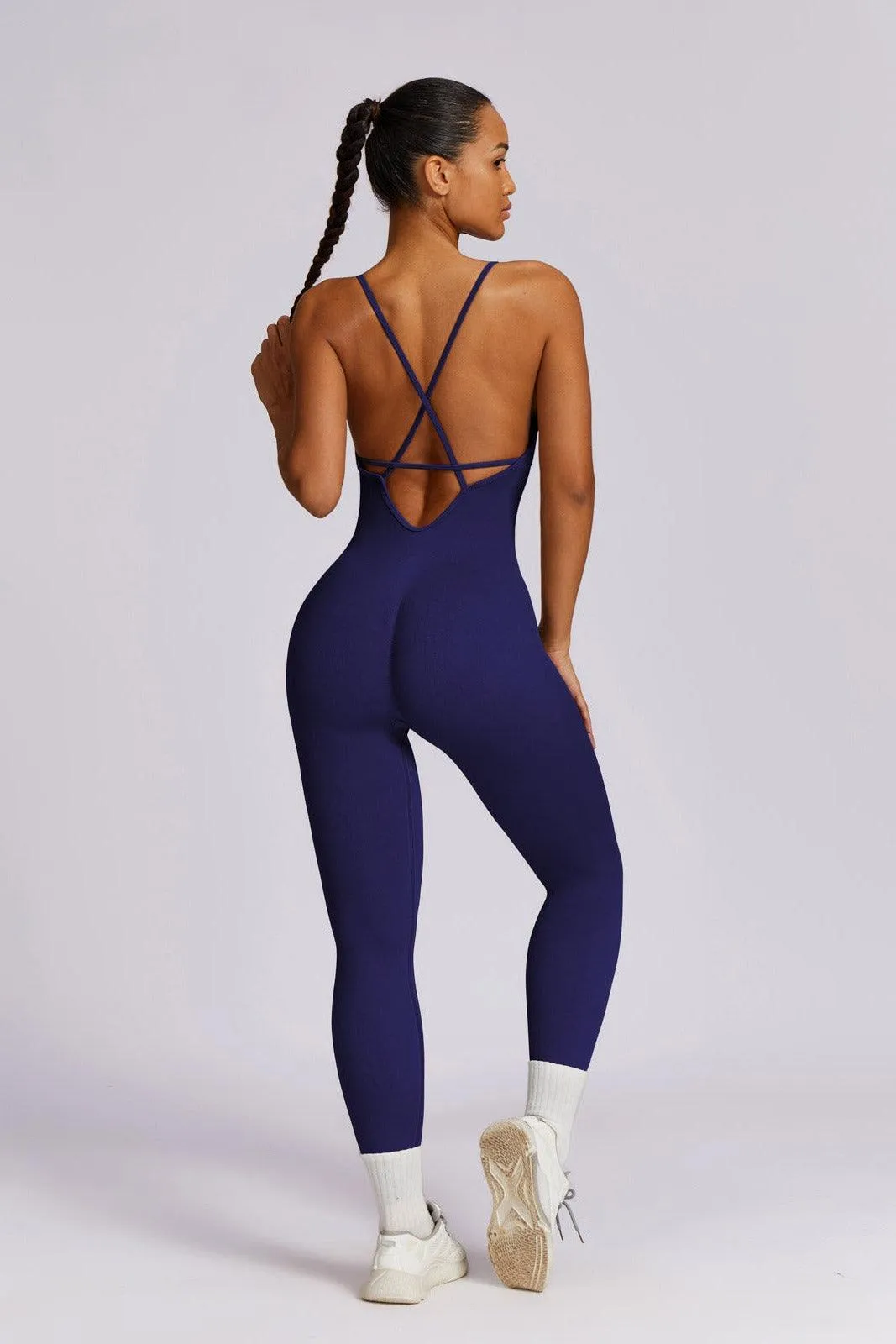 Alessia Jumpsuit - Navy (FINAL SALE)