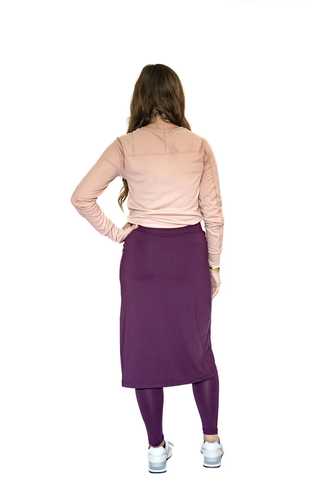 Ankle Midi Basic Snoga - Italian Plum 26"