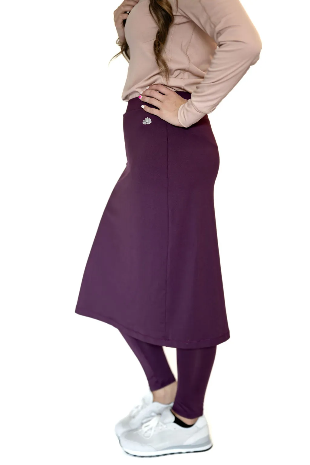 Ankle Midi Basic Snoga - Italian Plum 26"