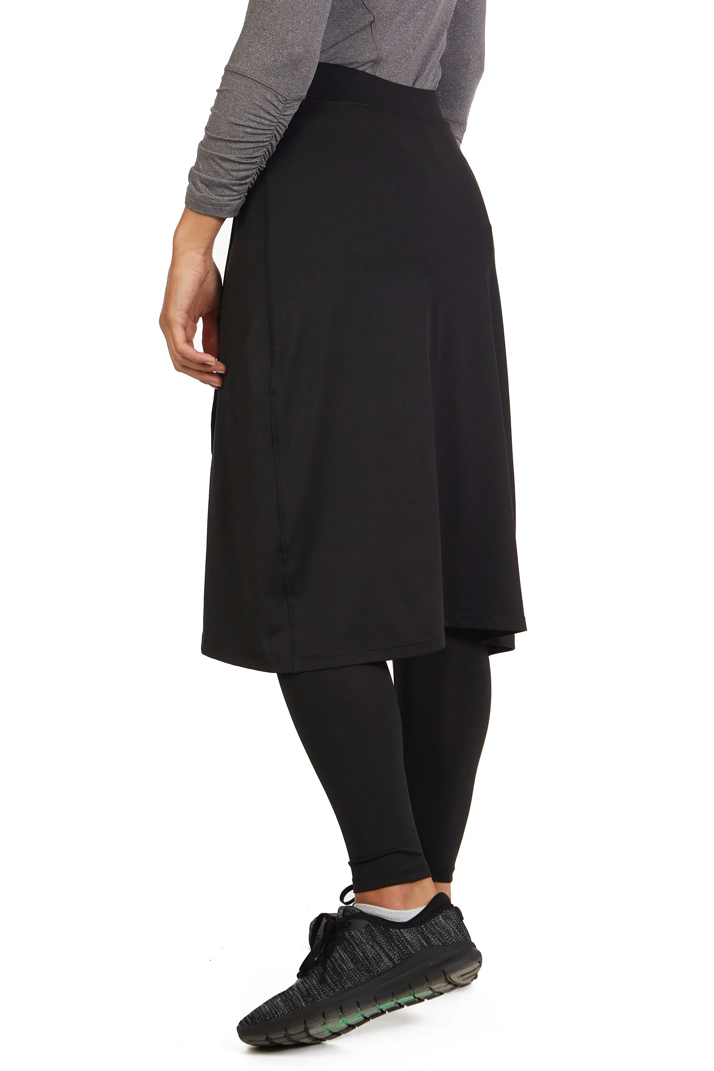 Ankle Midi Faux Wrap Snoga - Black