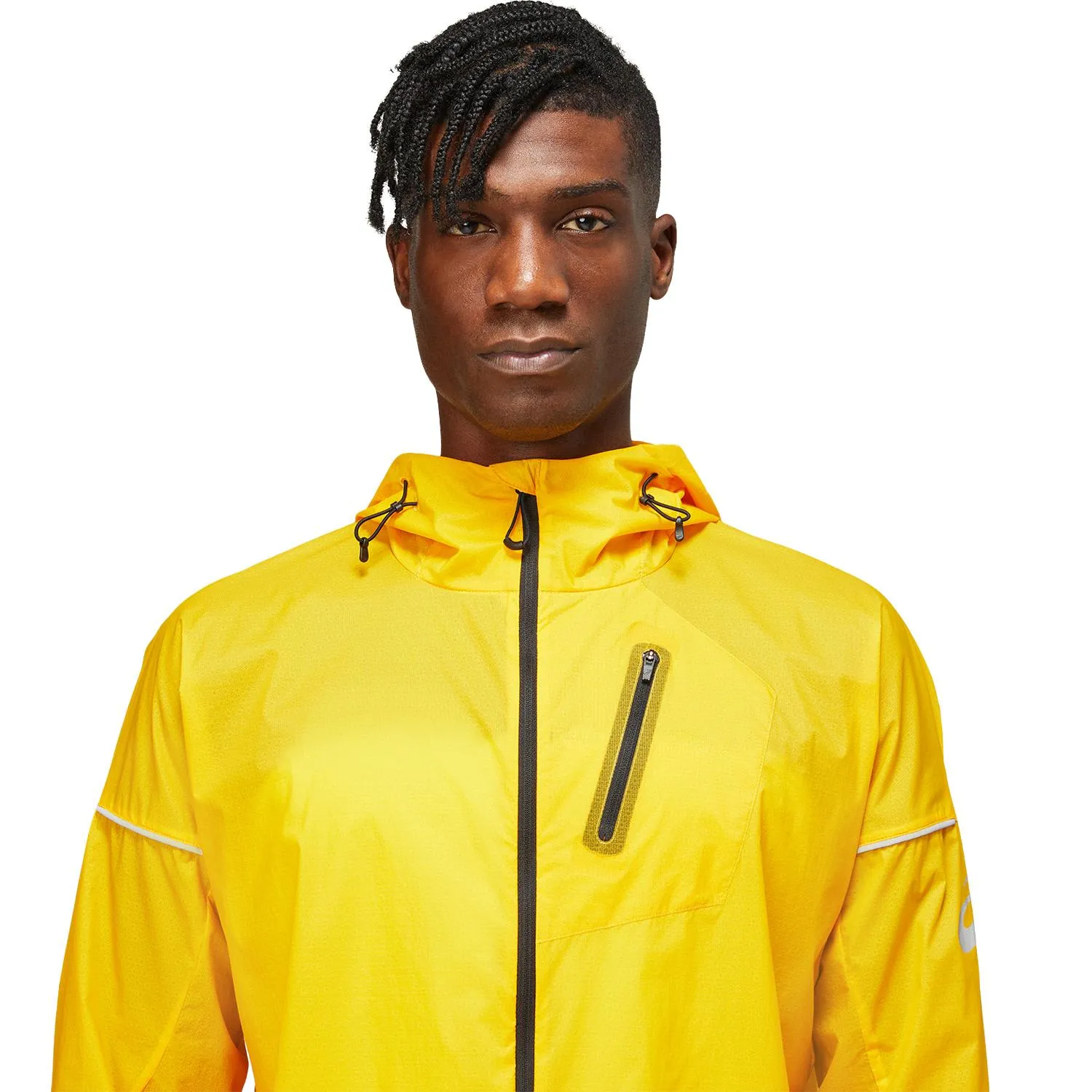 Asics Men&#x27;s Fujitrail Jacket Sunflower | Buy Asics Men&#x27;s Fujitrail Jacket Sunflower here | Outnorth