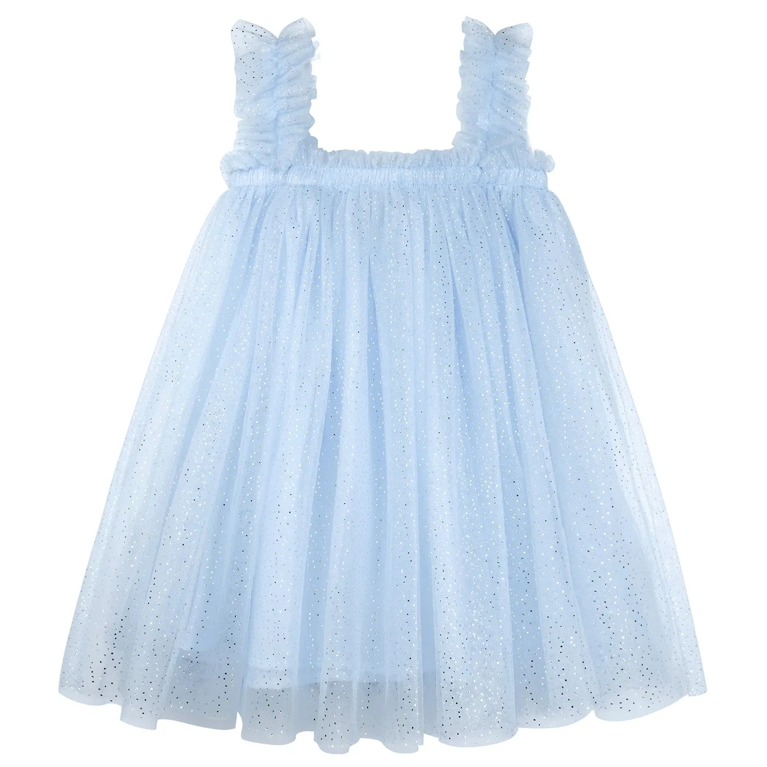 Baby Girls Tulle Tutu Dress Birthday Party Tulle Layered  Babydoll Dresses Size 6 Months-5 Years