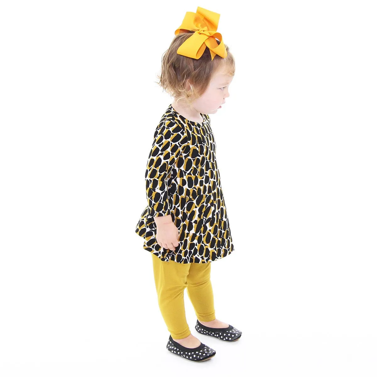 Baby Leggings - Yarrow (Mustard)