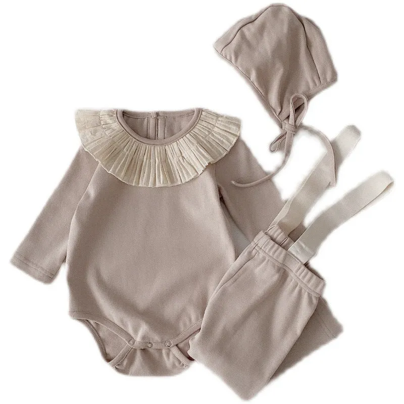 Baby Romper Three-piece Set For Women