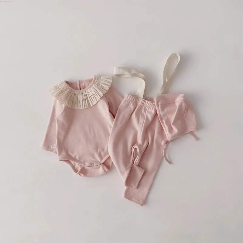 Baby Romper Three-piece Set For Women