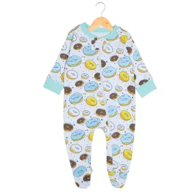 Baby Zipper Romper - Sweet like a Doughnut