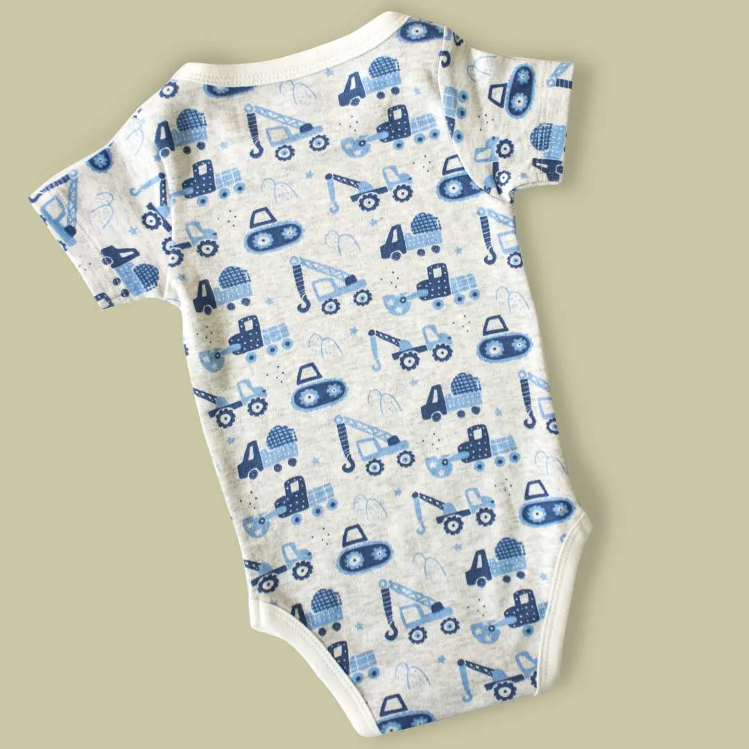 Body Suit / Onesie Half Sleeve - Truck | 100% Premium Cotton