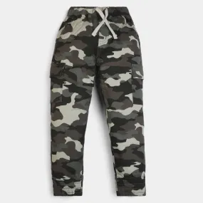 Boys Cotton Pant Camo