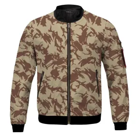 Bristish Desert (DPM) Camo Pattern Bomber Jacket