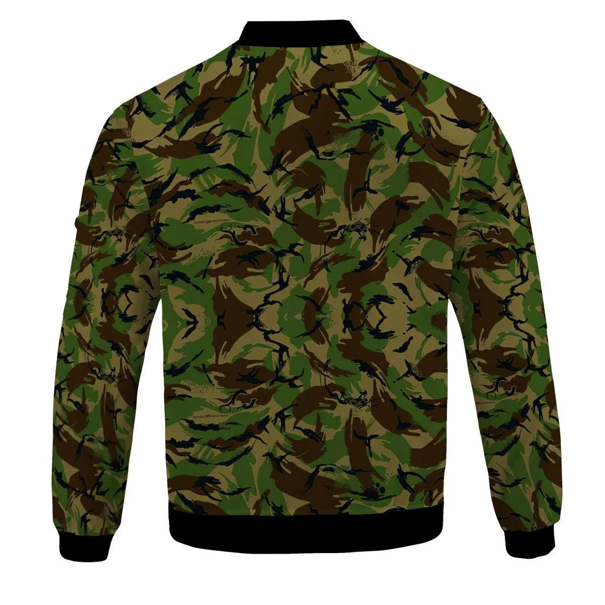 Bristish Disruptive Pattern (DPM) Material British Armed Forces Bomber Jacket