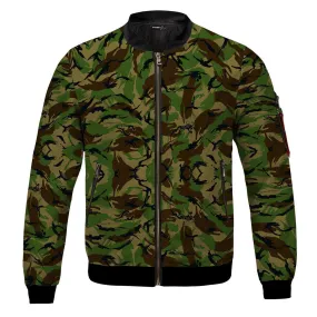 Bristish Disruptive Pattern (DPM) Material British Armed Forces Bomber Jacket