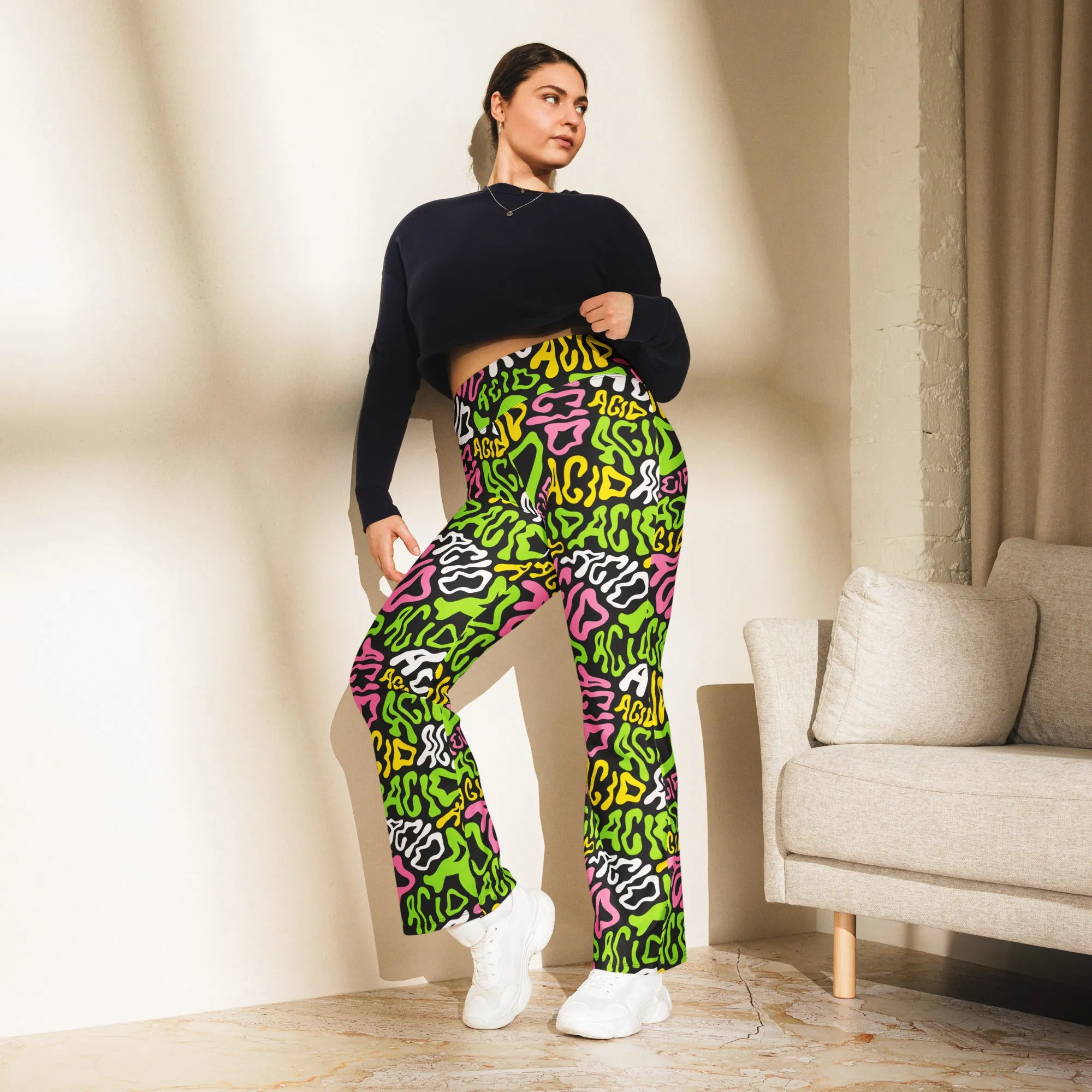 Candy Acid Flare Leggings