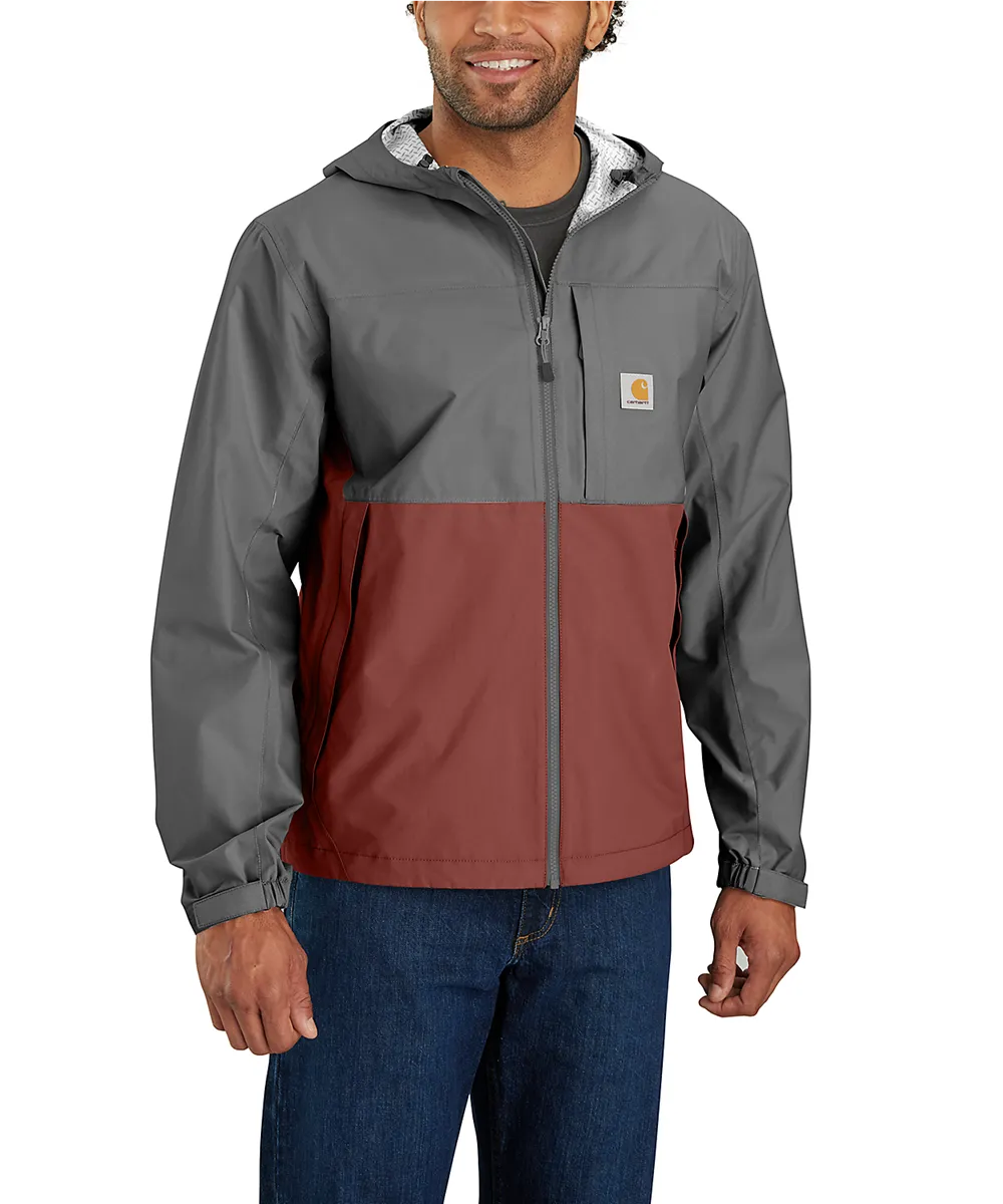 Carhartt Men&#39;s Storm Defender Packable Jacket - Steel/Apple Butter