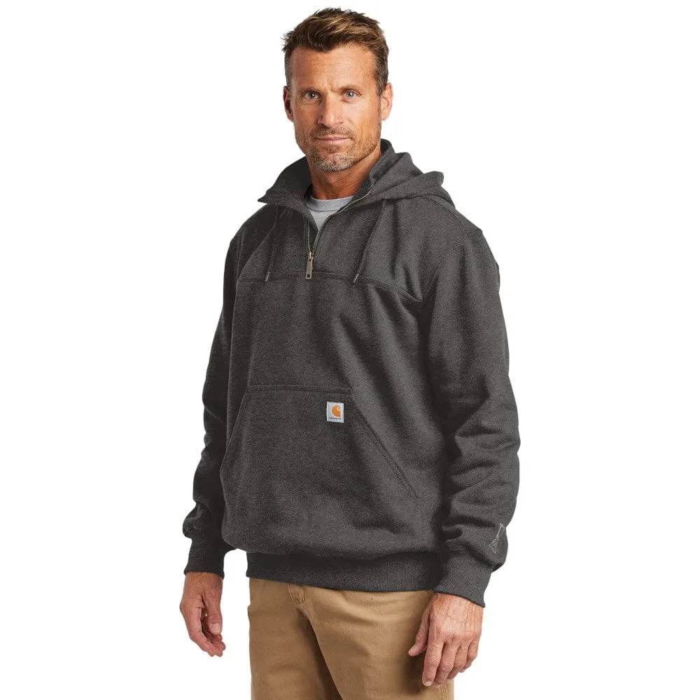 Carhartt - Men's Rain Defender® Paxton Heavyweight Loose Fit Hooded Zip Mock Sweatshirt