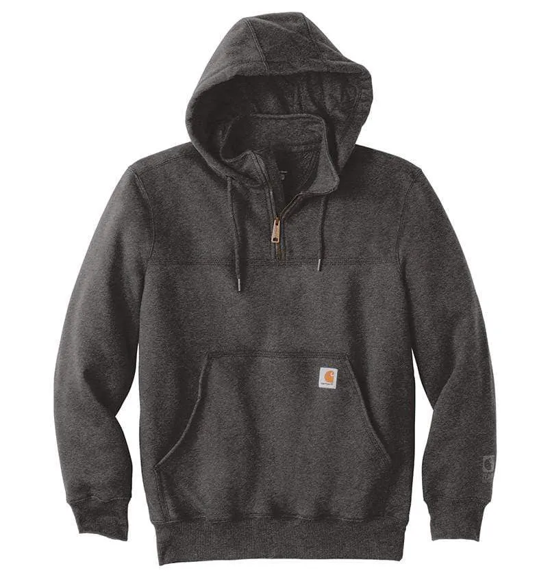 Carhartt - Men's Rain Defender® Paxton Heavyweight Loose Fit Hooded Zip Mock Sweatshirt