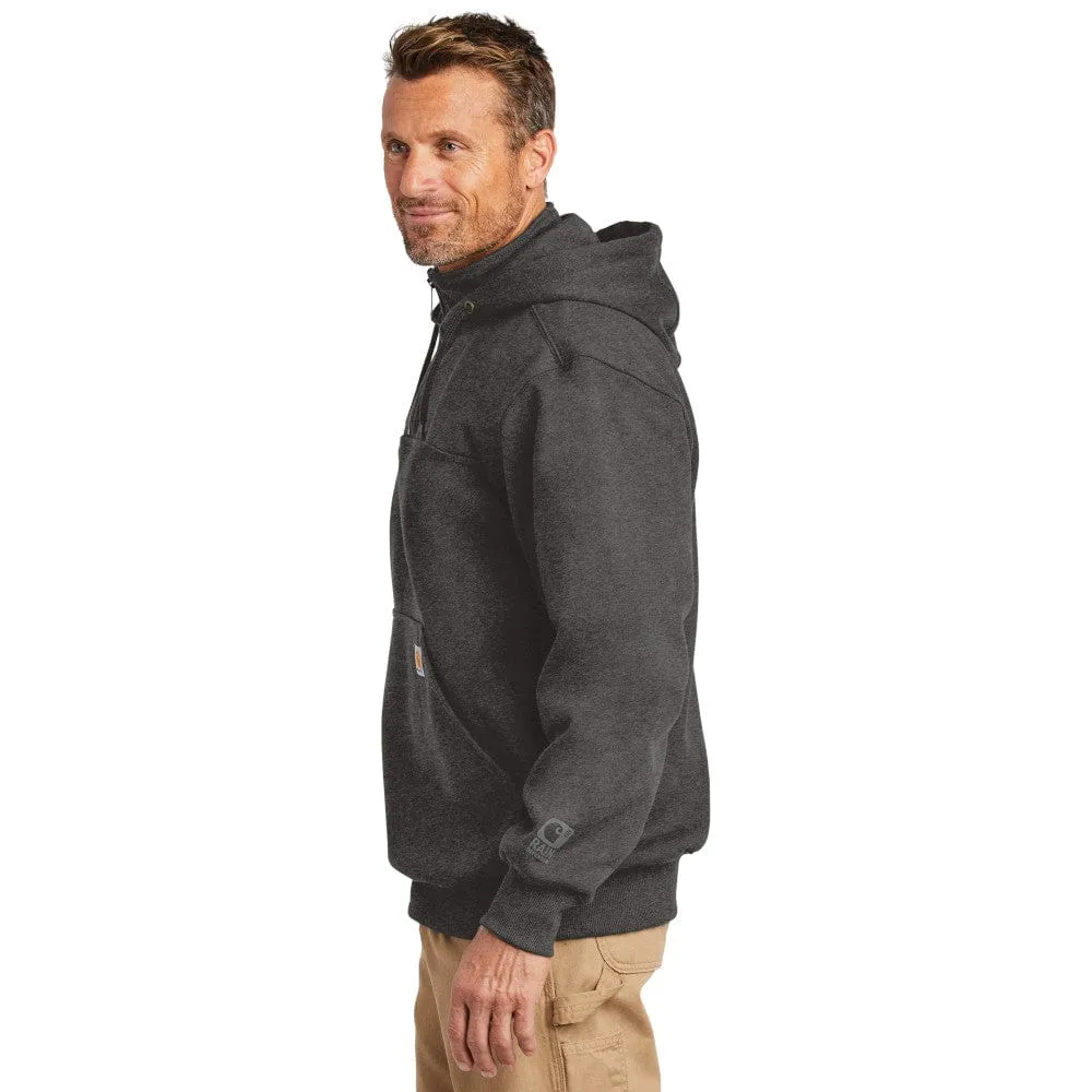 Carhartt - Men's Rain Defender® Paxton Heavyweight Loose Fit Hooded Zip Mock Sweatshirt