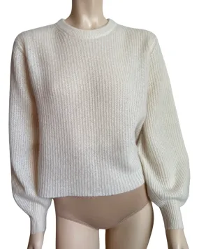 CASHMERE SILK CROP SWEATER S/M