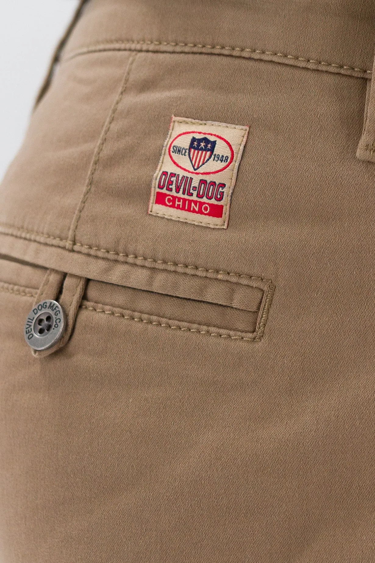 Chino Short 9" - Dark Khaki