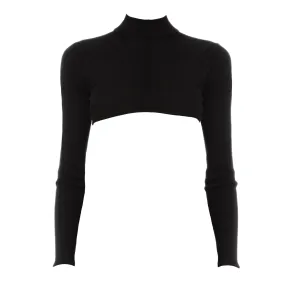 Chiron long-sleeve super crop top