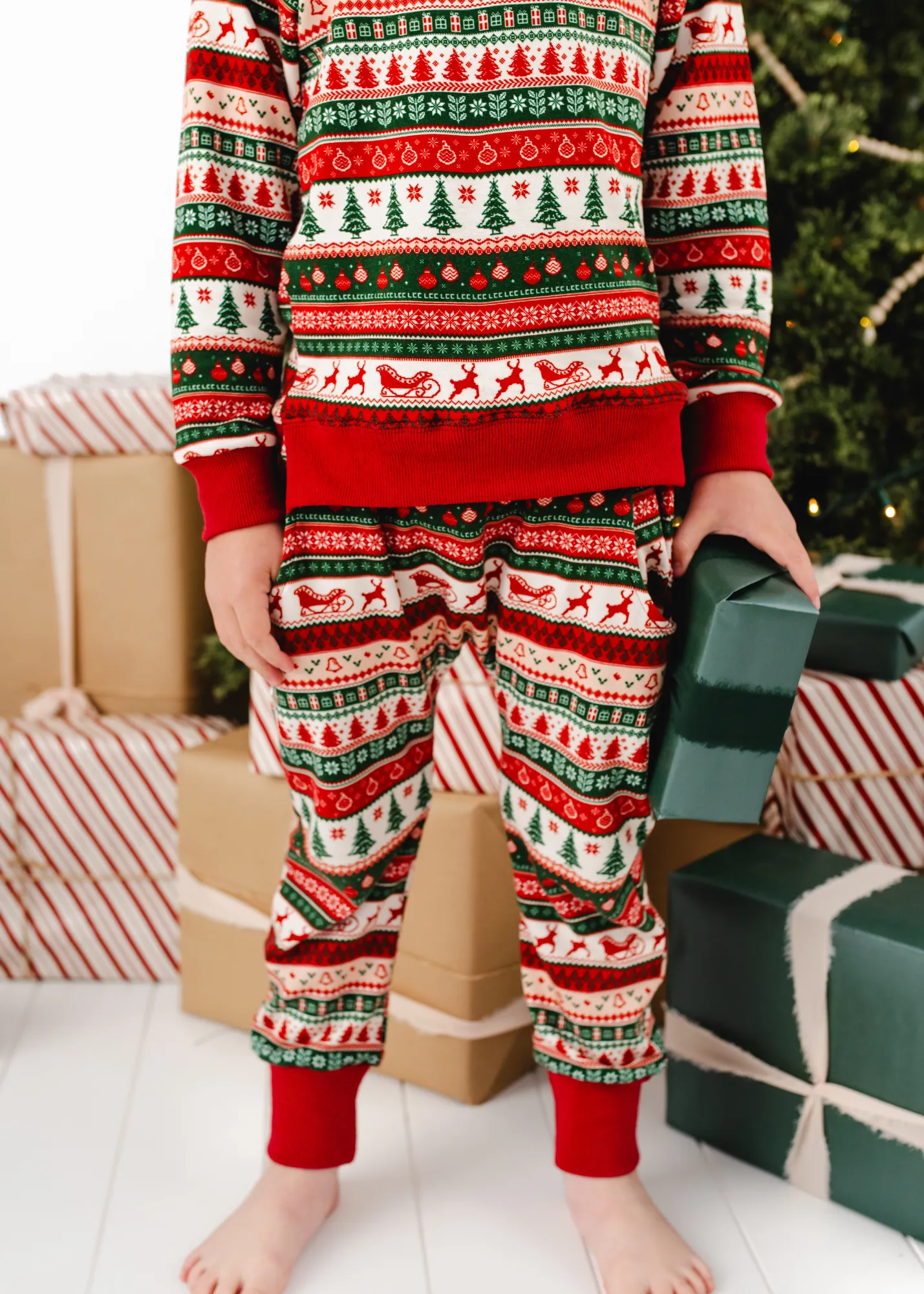 Classic Christmas Jogger Set