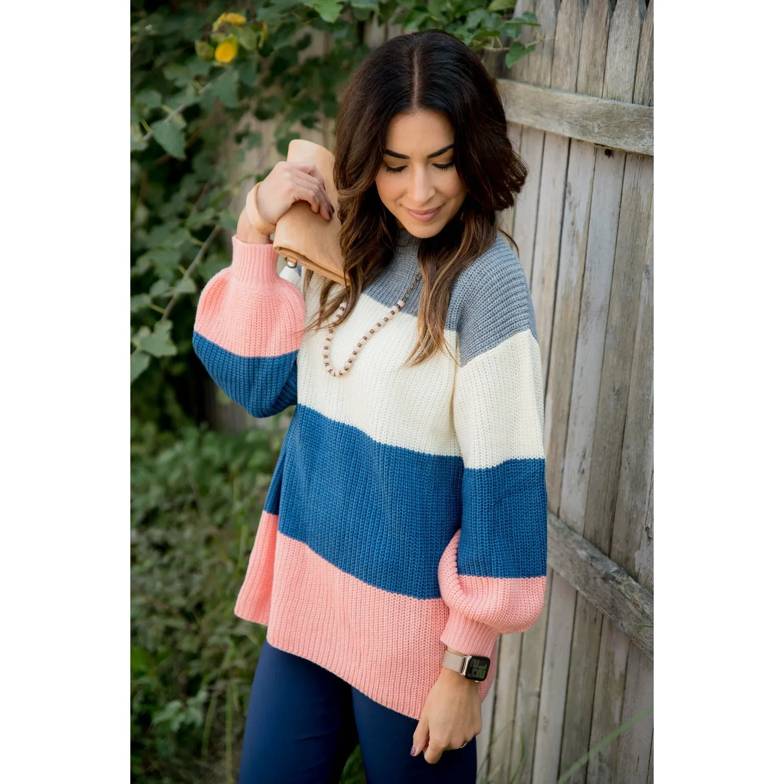 Color Blocked Sweater