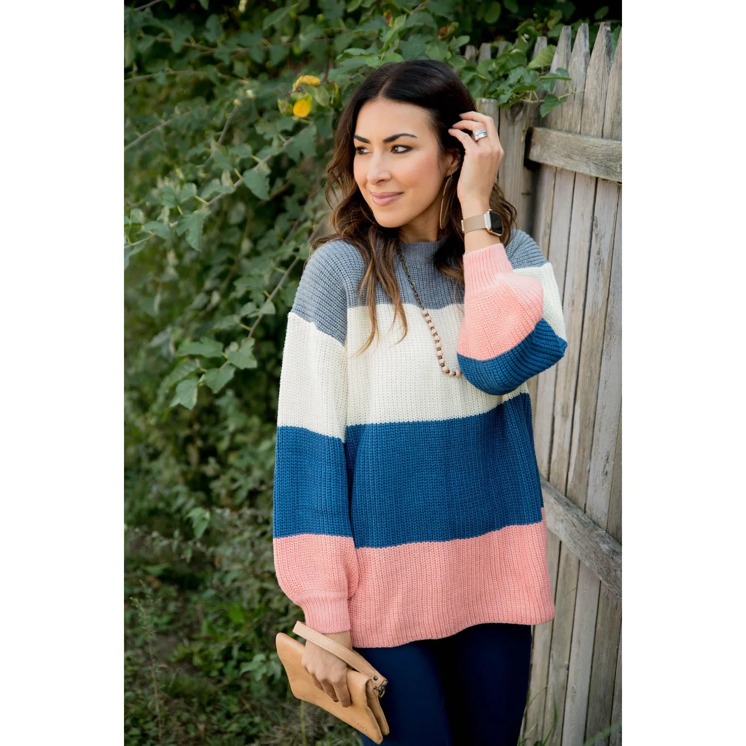 Color Blocked Sweater