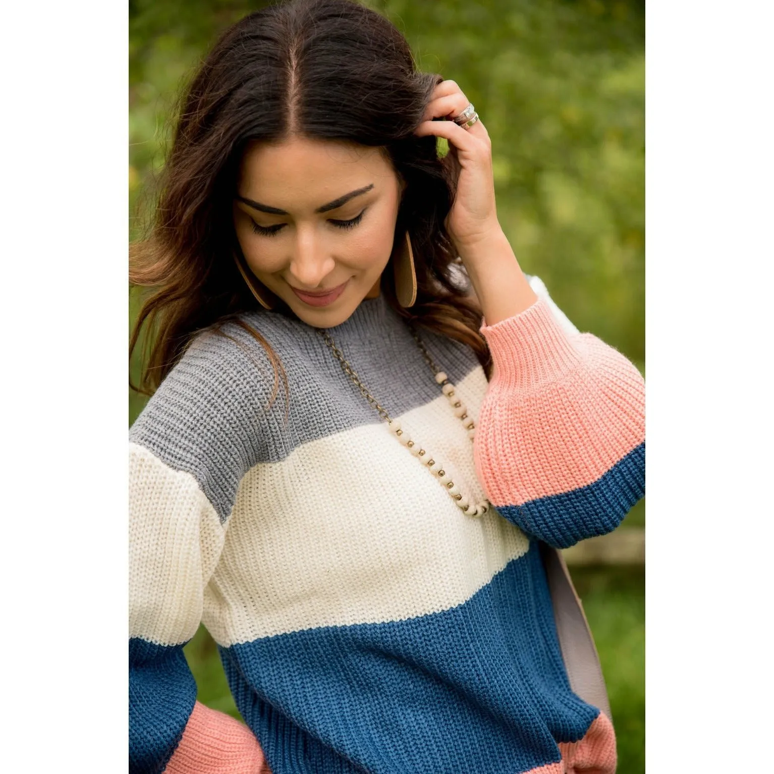 Color Blocked Sweater