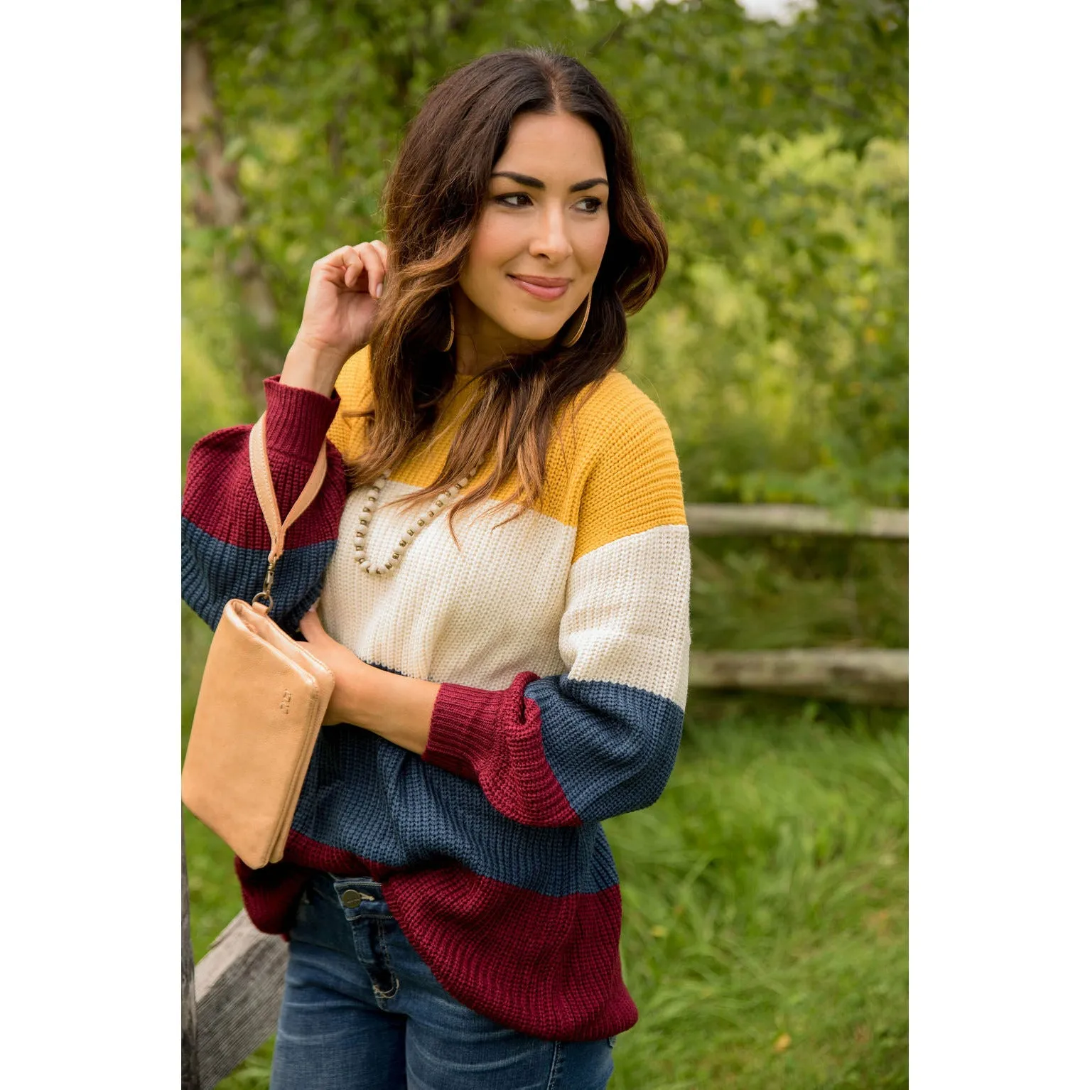 Color Blocked Sweater