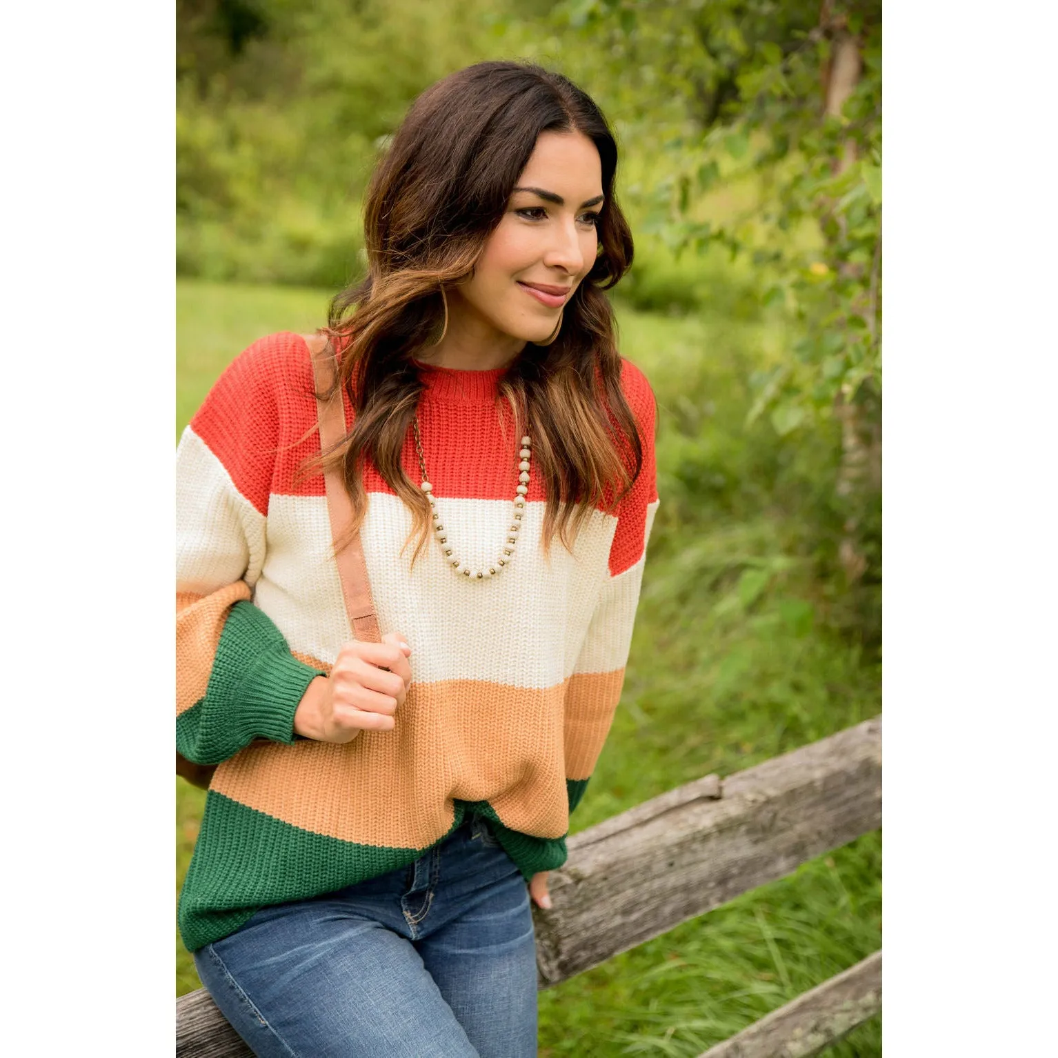 Color Blocked Sweater