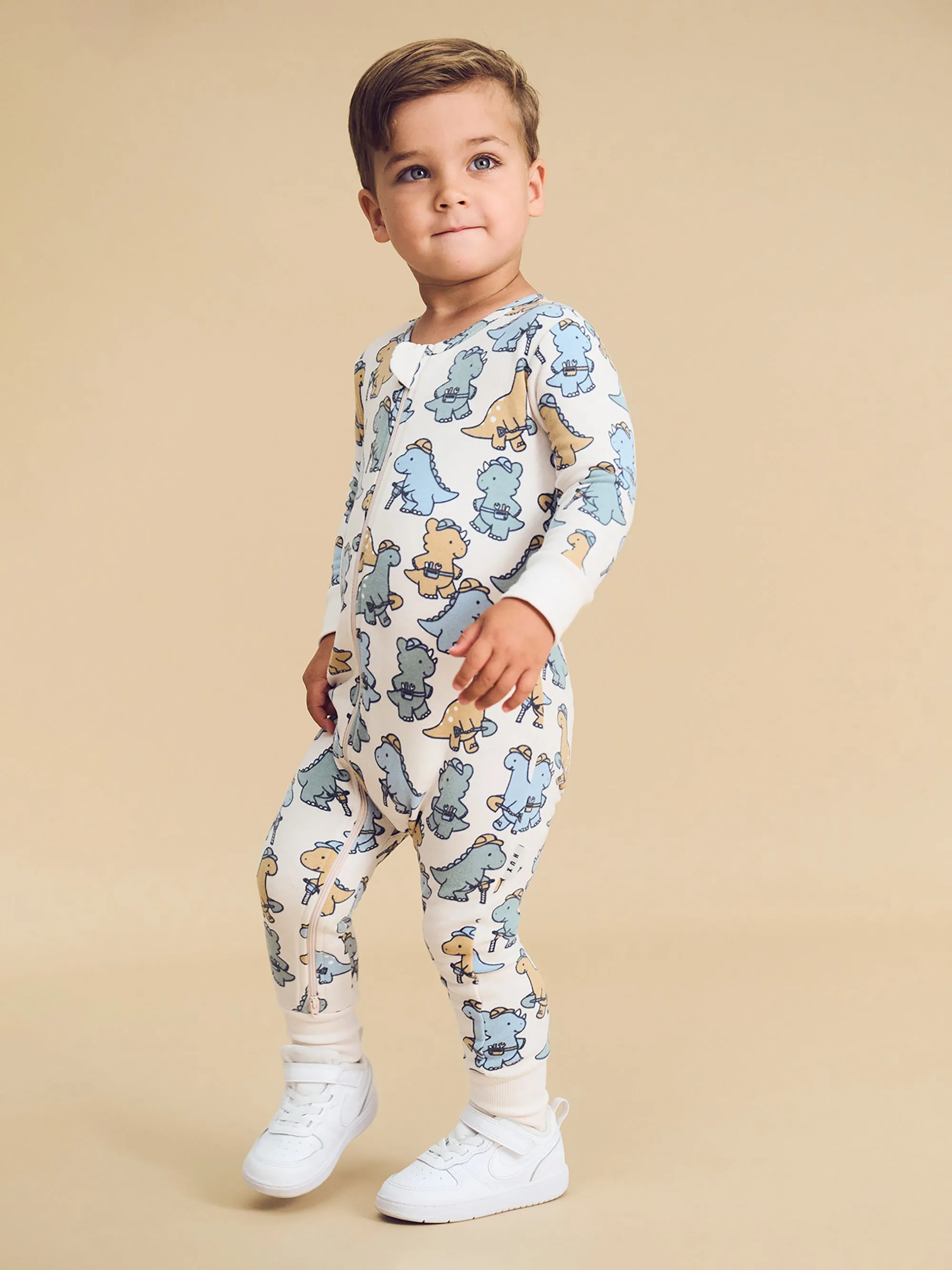 CONSTRUCTION DINOS ROMPER