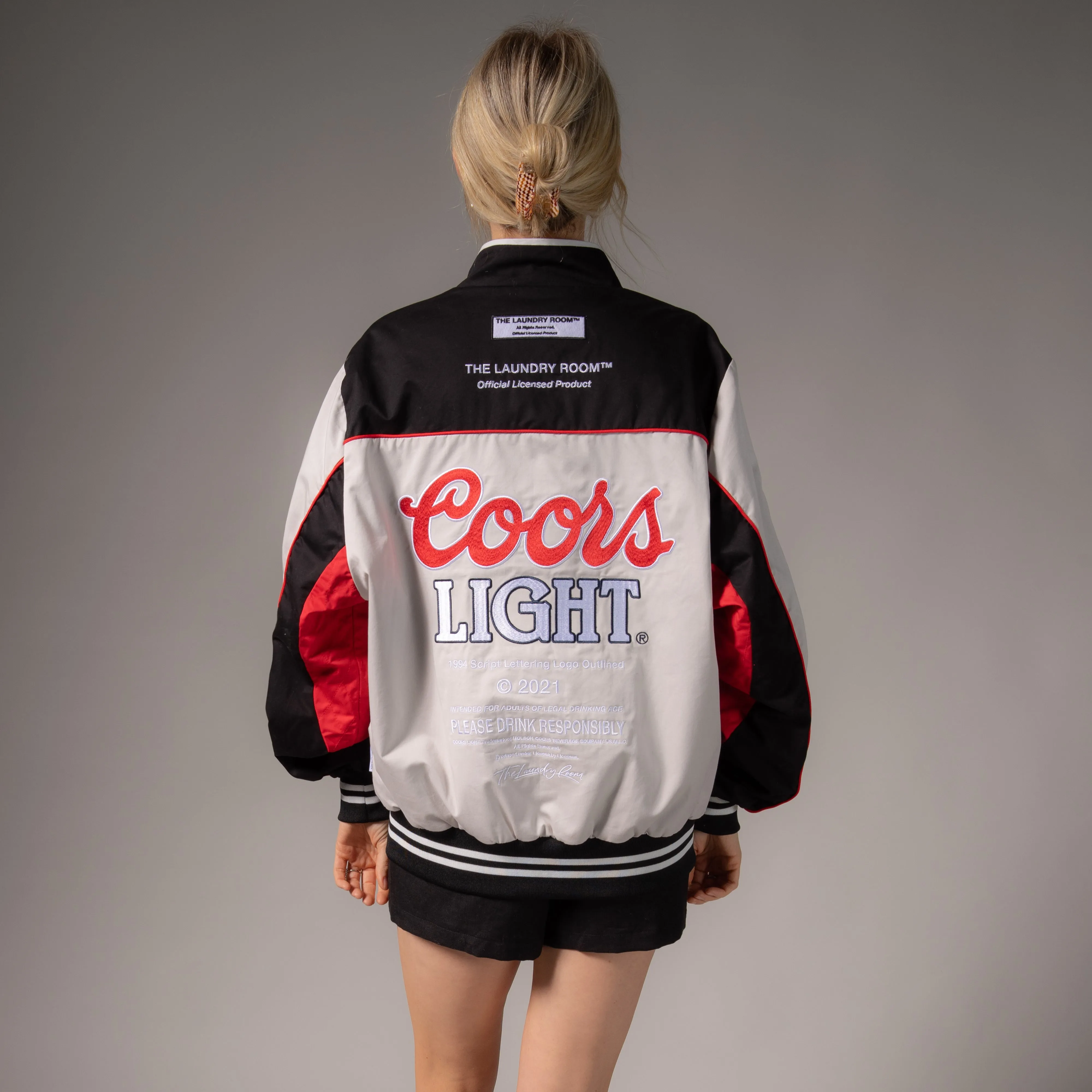 Coors Light Official Tm - Racing Jacket - Black