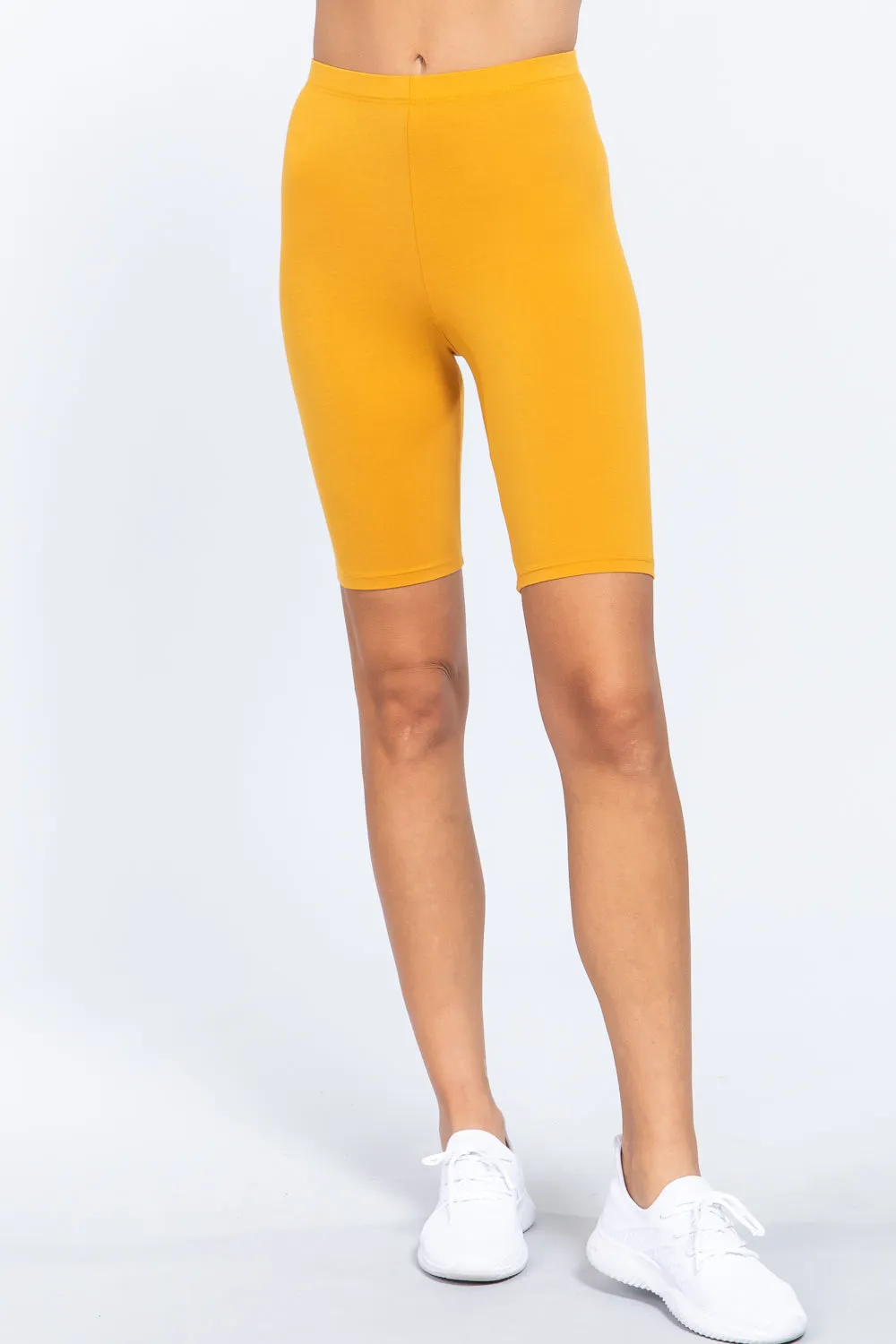 Cotton Jersey Short Leggings