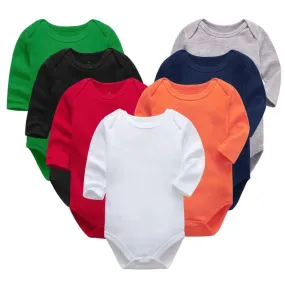 Cotton Long-Sleeved Baby Romper