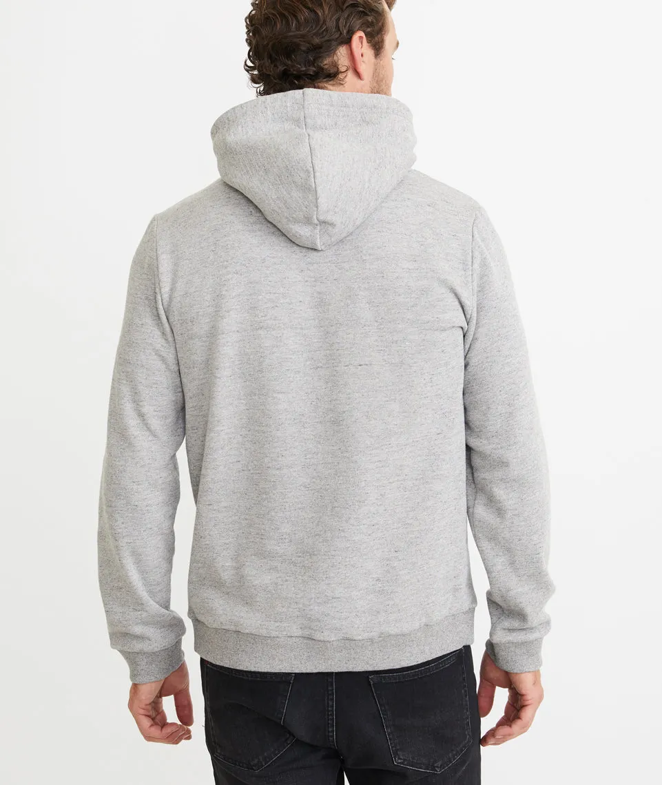 Cowlneck Hoodie in Heather Grey