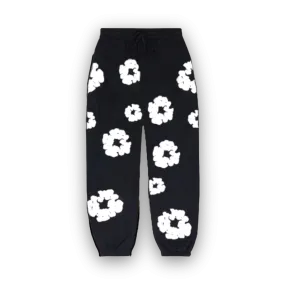 Denim Tears the Cotton Wreath Black Sweatpants