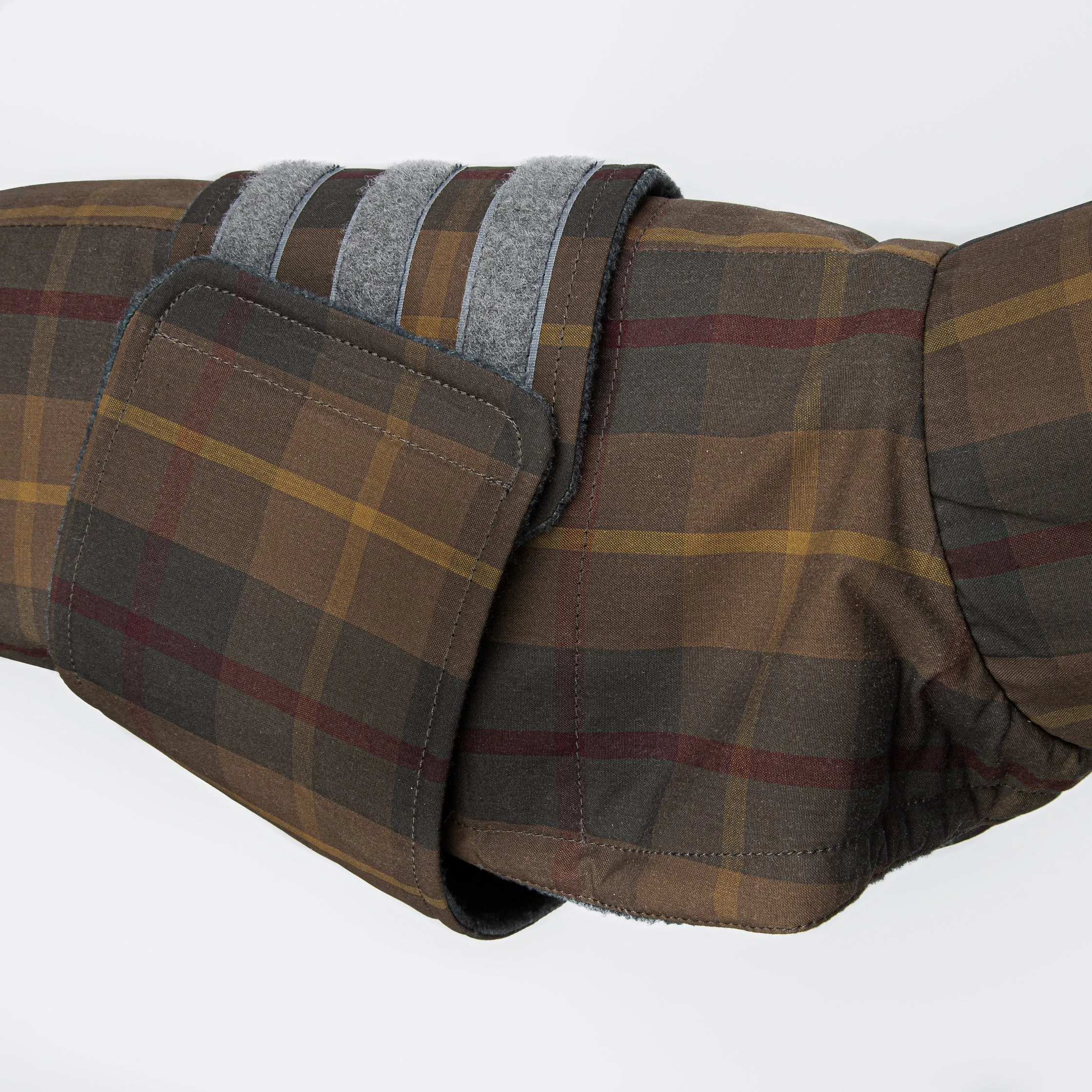 Dog Coat Cloud7 Brooklyn DACHSHUND Tartan with Fleece