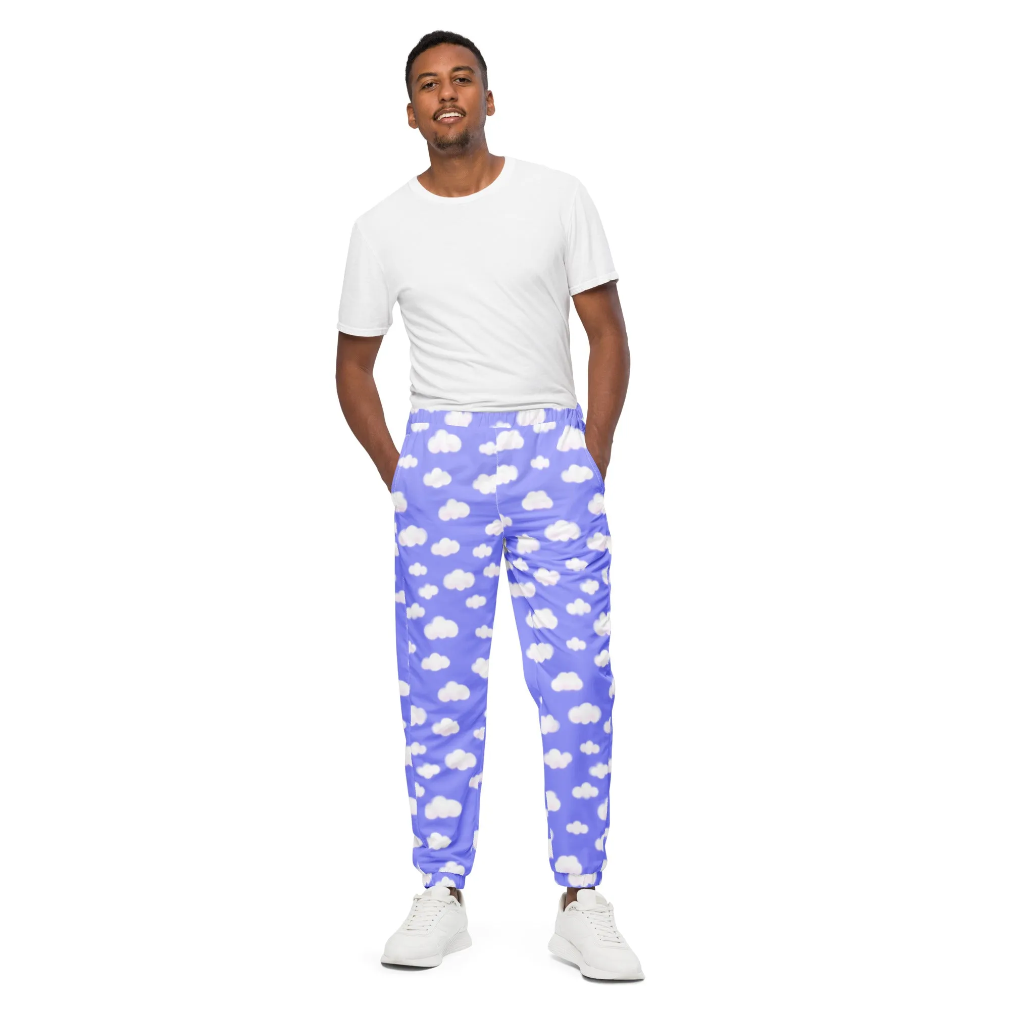 Dreamy Clouds Unisex Track Pants (Periwinkle)