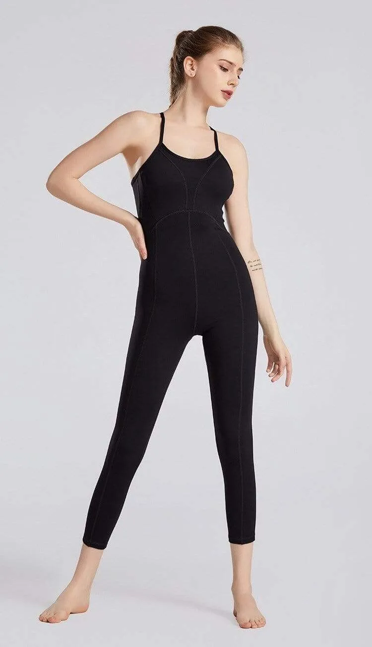 Drishti One Piece Fitness & Yoga Jumpsuit