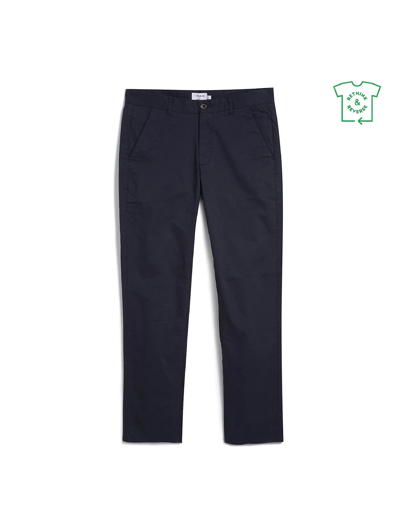 Elm Regular Slim Fit Chinos In True Navy