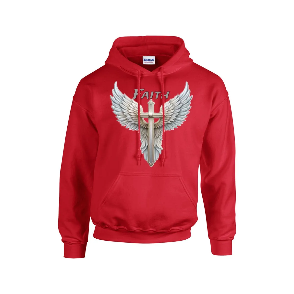 FAITH ROSS WITH WINGS BRONZE Hoodie For The USA |Gildan 18500